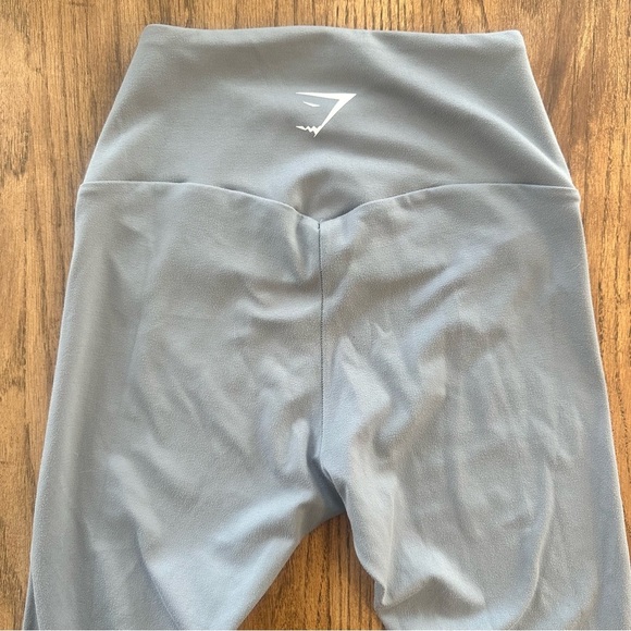 Gymshark High Waisted Training Leggings Grey Size XS Athletic Sporty Comfy - Picture 9 of 10
